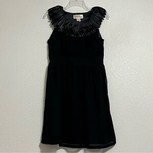 Francesca's Collections Black Sleeveless Midi Dress